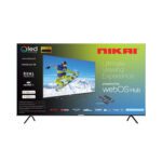 تلفزيون نيكاي QLED ذكي بدقة 4K 65 بوصة، نظام WebOS، تحكم صوتي بدون استخدام اليدين - NIK65MEU4QLED أسود