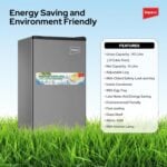 امبكس ثلاجة باب واحد 2.9 قدم , 90 لتر - فضي داكن - IMRF 140C - الصورة 3