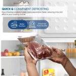 ⁦نيكاي ثلاجة ببابين 4.66 قدم , 132 لتر - فضي - NRF170N23S⁩ - الصورة ⁦4⁩