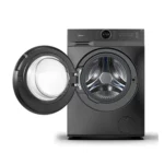 ⁦غسالة ميديا امامية 8 كيلو - تنشيف 6 كيلو - 14 برنامج - فضي - MF200D80W1TSA⁩ - الصورة ⁦4⁩