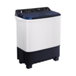 ⁦غسالة هاير 8 كيلو حوضين - أبيض - HTW80-1217⁩ - الصورة ⁦2⁩